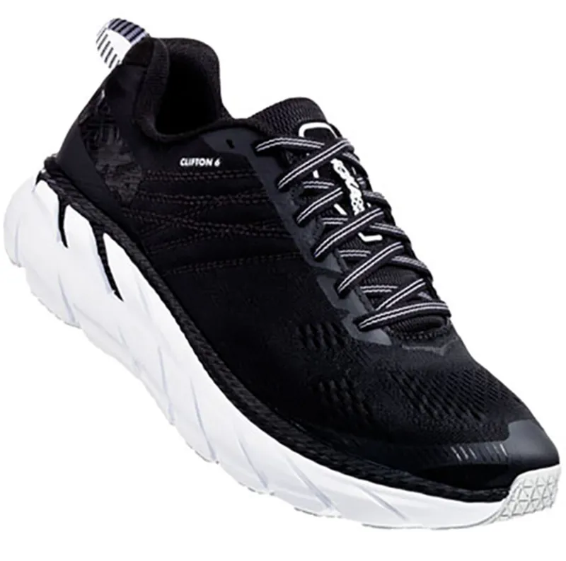 Hoka One One Men's Clifton 6 Black/White UK 12.5-2
